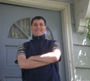 client at door